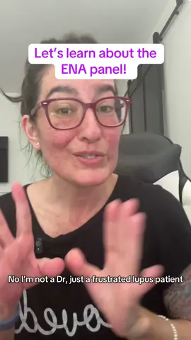 It’s time to learn about the ENA panel. If you’ve tested positive for ANA, ask your doctor about this next step to help you dig in a little further.  #lupus #lupuswarrior #autoimmunedisease #chronicillness #autoimmune 