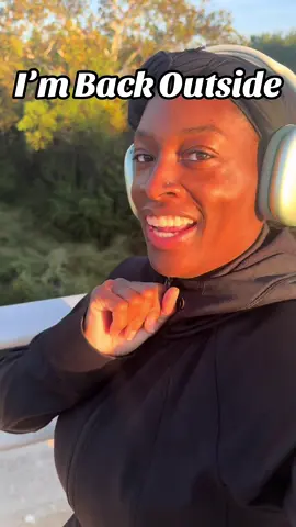 I went back outside Today even tho I was with the kids and my person it Felt good to be backkkkk OUTSIDE!!