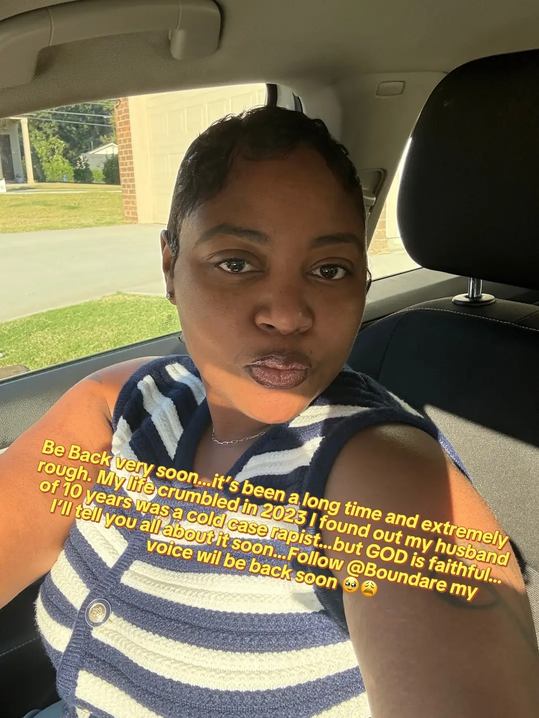 We suffer when we don’t have Boundaries…God gave me Boundaré but only after Tragedy. When you are intentional about your relationship with GOD ignoring red flags 🚩 don’t happen. Don’t be me…establish a Boundaré…