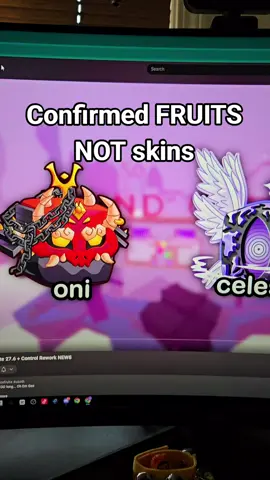 Oni and Celestial FRUITS confirmed #bloxfruits 