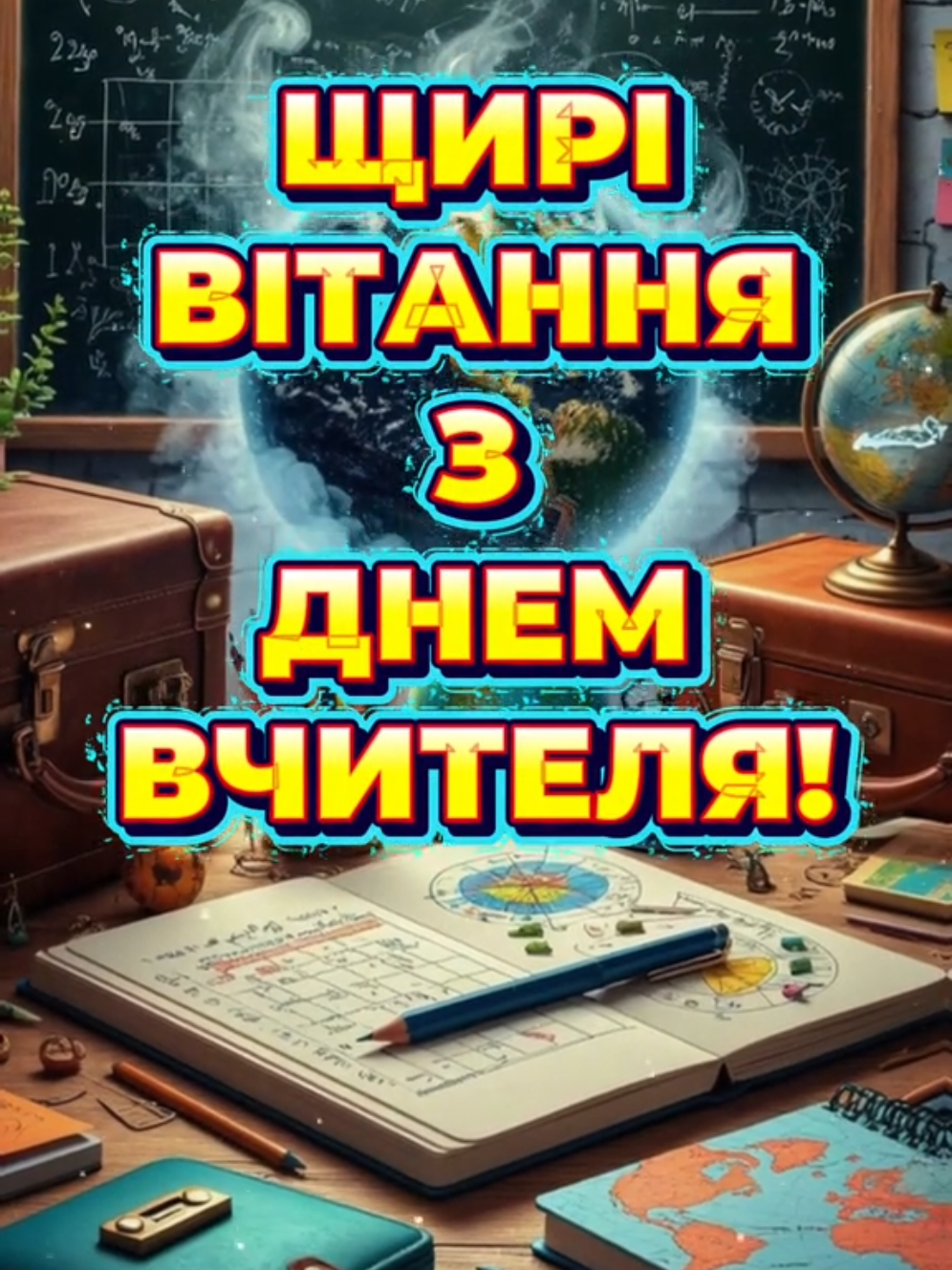 ЩИРІ ВІТАННЯ З ДНЕМ ВЧИТЕЛЯ! #зднемвчителя #вчитель #вчителька #school #школа Вітаю З Днем Учителя! Нехай кожен день буде наповнений вдячними поглядами учнів, теплом і повагою. Бажаю сил, здоров’я та великого щастя!