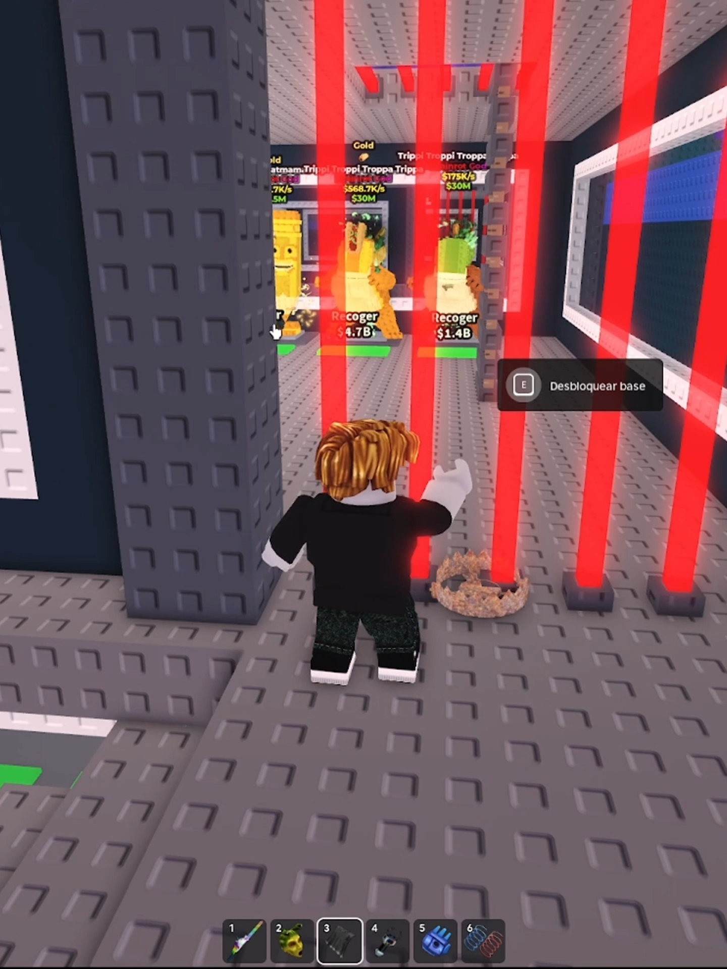 YA ME ESTAN CANSANDO LOS CAGA PALOS EN ROBA UN BRAINROT #robloxfyp #robux #stealabrainot #robaunbrainrotbrainrot#robar #humor