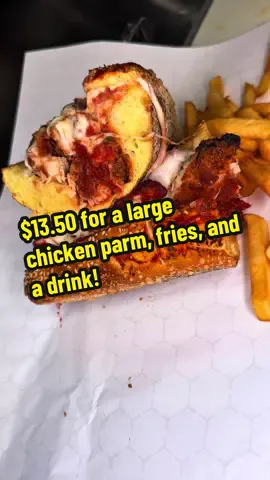 If I didn’t already love these hand cut and breaded tenders, now I can get them on a freshly baked roll for an awesome price.  Yep.  Consider me sold.  #chickenparm #lunchideas #chickentenders #foodreview 