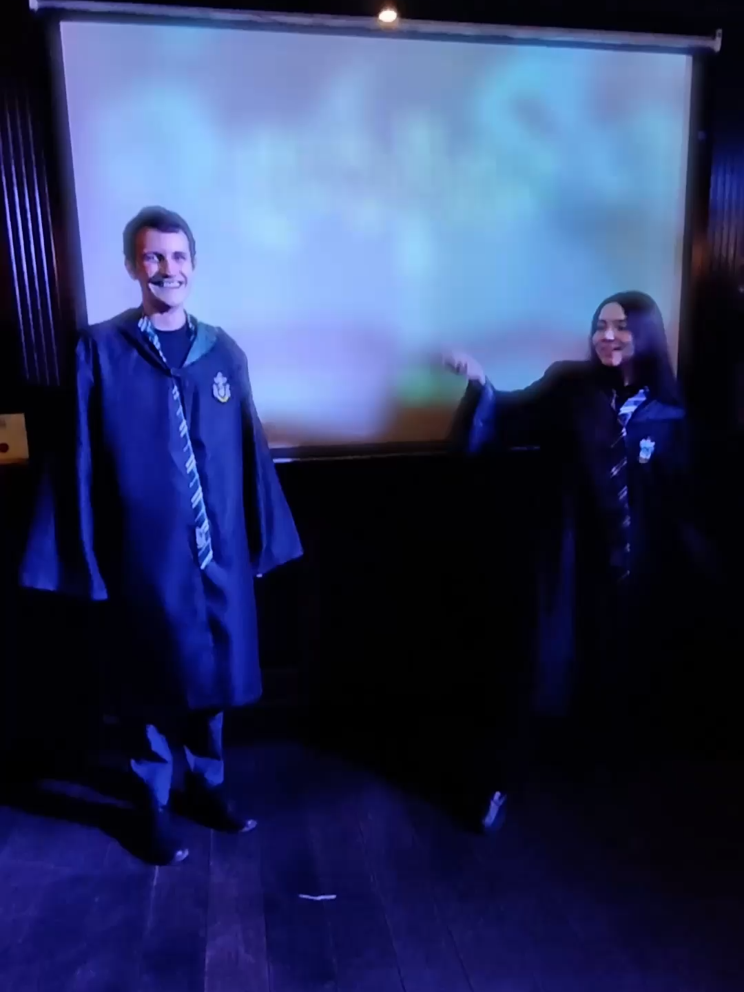 he asked for an honest review of his performance... 😬 🤣 #theater #stage #theaterfail #stagefail #costumes #acting #wizards #livetheater #actingfail #fail