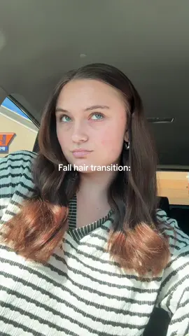 SHES BACKKK #fall #brunette #hair #hairtransition #transition 