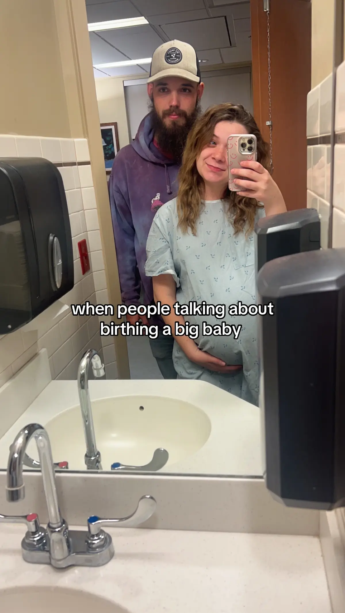 2 hours pushing out an almost 10 pound baby yall 🫣 thought i wasn’t gonna make it fr #fyp #bigbaby #birthstory #motherhood #trending 