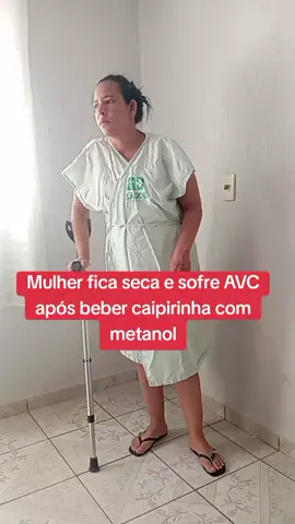 #noticias Mulher fica seca e sofre AVC após beber caipirinha com metanol. vídeo simulado 