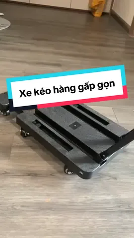 Xe kéo 6 bánh hàng nhập khẩu gấp gọn tải trọng 200kg🥰#khongmenshop97 #xekeo6banh #xekeohangmini 