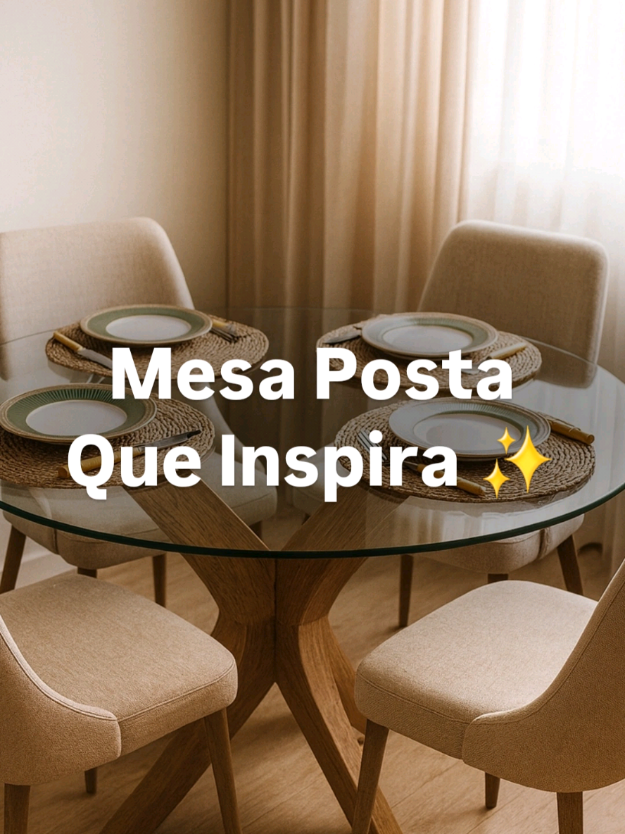 ✨ Esse jogo americano de palha deixa sua mesa muito mais elegante! 🌿🍴 #MesaPosta  #decoração  #achadinhostiktok  #foryoupage   #fyp 