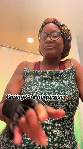 One more! Gotta give God his praises 🙌🏾🙌🏾🙌🏾 God is definitely up to something with me! I’m usually shy when it comes to singing, but when asked to sing gospel I feel I have to do it. I use to get invited to functions to sing gospel. Shy as hell, but didn’t want to feel like a disappointment to God when I did auditions & studios. God really has me opening up and sharing with yall, I can’t wait to see what he is up to! #praises #God #foryoupage 