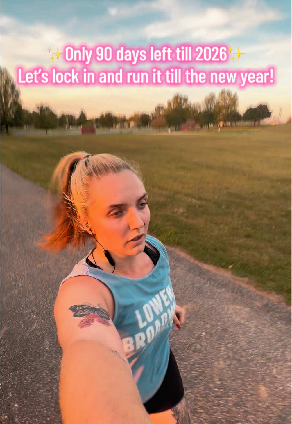 Only 90 days left till 2026!! I’m on mile 3 of my 31 mile #octoberchallenge and can’t wait to see where these #fitnessgoals take me!  #runchallenge #beginnerfriendly #workout 