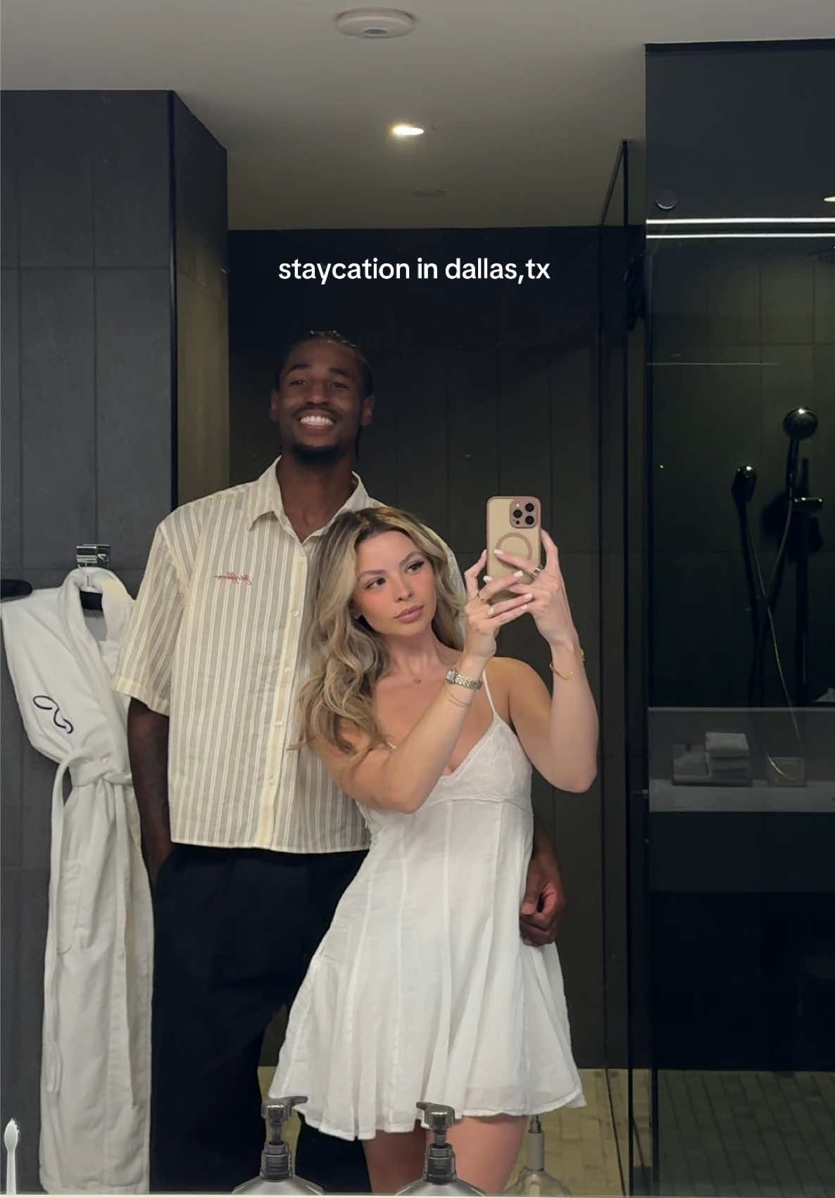 the best staycation to celebrate 3 years at The Statler in Dallas, Texas 💌  the most gorgeous suites & the coolest hidden speakeasy in the hotel lobby made our weekend so memorable 🤍 #dallas #thingstododallas #dallashotels #fyp #hotelreview 