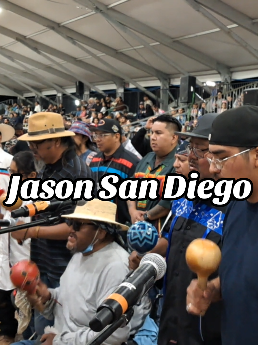Jason SanDiego in the house rocking the bird nest.. Cocopah represented well.. #Birdsongs #NativeTikTok #CaliNatives #MorongoPowwow2025 #BirdTrail Enjoy... FollowVes..