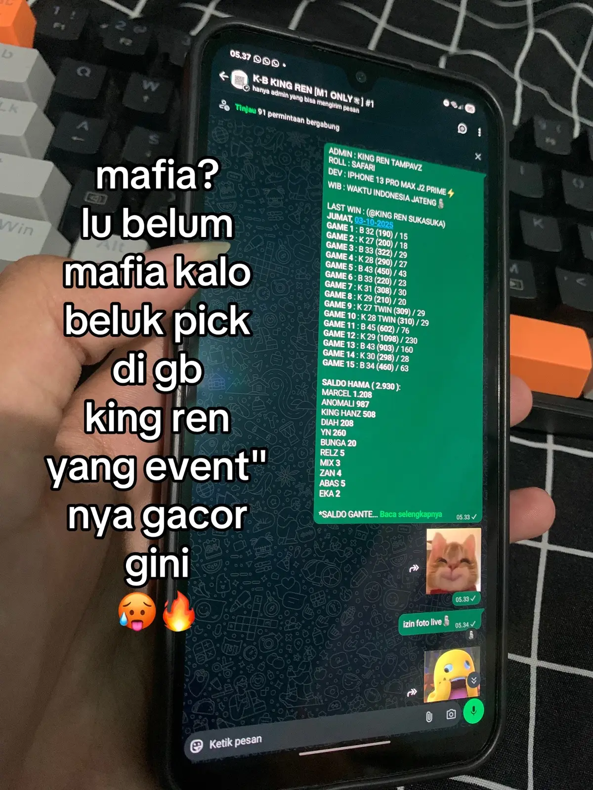 #kbkingren #kecilbesar #gbkb #elitecees🥴🤙 #daduonline 