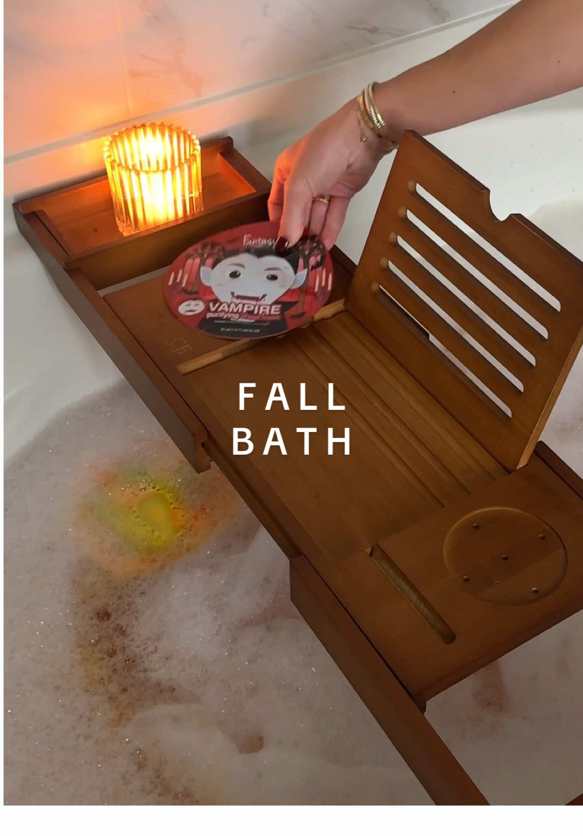🔗 in “Bath Restocks 🧖🏼‍♀️” || Let’s set up a cozy fall bath… #bathtime#restock#asmr#satisfying#relaxing 