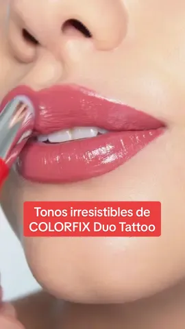 Lo difícil no es elegir tu tono de labial… ¡es quedarte solo con uno! ¿Descubriste el NUEVO TONO de Duo Tattoo? ❤️ #NuevosTonos #maquillajedelabios #labiales #labialliquido #makeup