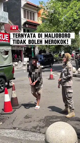 Siapa yang belum tau di Malioboro dilarang merokok? Satpol PP Kota Yogyakarta akan memberlakukan sanksi yustisi berupa tindak pidana ringan (tipiring) kepada para pelanggar aturan Kawasan Tanpa Rokok (KTR) di kawasan Malioboro. Sanksi yang diterapkan mencakup denda maksimal sebesar Rp 7,5 juta.⁠ ⁠ Sebagai alternatif, telah disediakan Tempat Khusus Merokok di kawasan Malioboro, antara lain di : 1. Tenant Solaria lantai 2 2. Tenant Pawon Serumpun 3. Tenant Excelso Plaza Malioboro 4. Tenant Platinum Grill Plaza Malioboro 5. Tenant Reddog Mixue Malioboro 6. Tenant Karta Coffe & Eatery 7. Kala Jumpa Bar & Dine (Hotel Aveta) 8. Starbuck (Malioboro) 9. Solaria Malioboro (Depan Halte Transjogja) 10. KFC Food Point (Malioboro) 11. Benteng Vreedeburg  12. Teras Malioboro 1 (Beskalan Lantai 1) 13. K3MART (Malioboro) 14. Burger King (Malioboro) 15. Teras Malioboro 2 (Ketandan) 16. Plaza Malioboro Sisi Utara 17. Pasar Beringharjo Lantai 3 #jogjaistimewa #malioboro #fyp