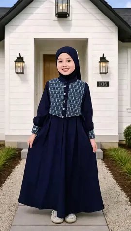 Gamis shabira anak cringkle airflow mix brukat #gamiskekinian #gamisanak #gamismurah #gamislebaran #fashionmuslim 