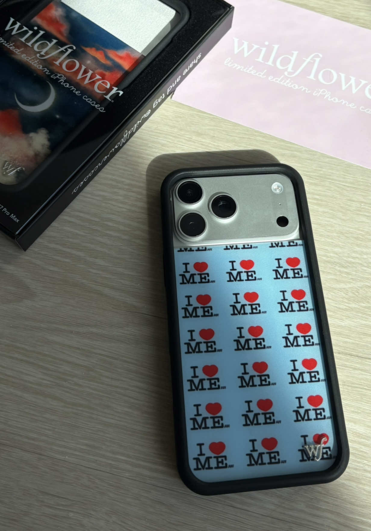 I love me and @Wildflower Cases on the new iPhone 17 pro max
