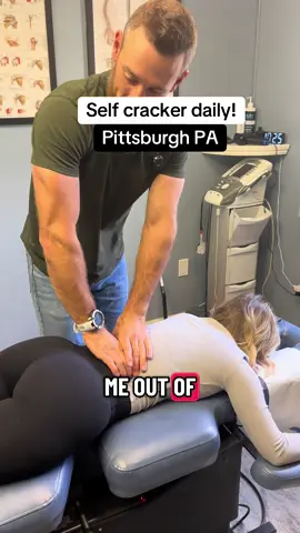 Lower back pain, neck pain, you name It, she’s got It. #chiropractic #adjustment #chiropractor #chiropractorcracking 
