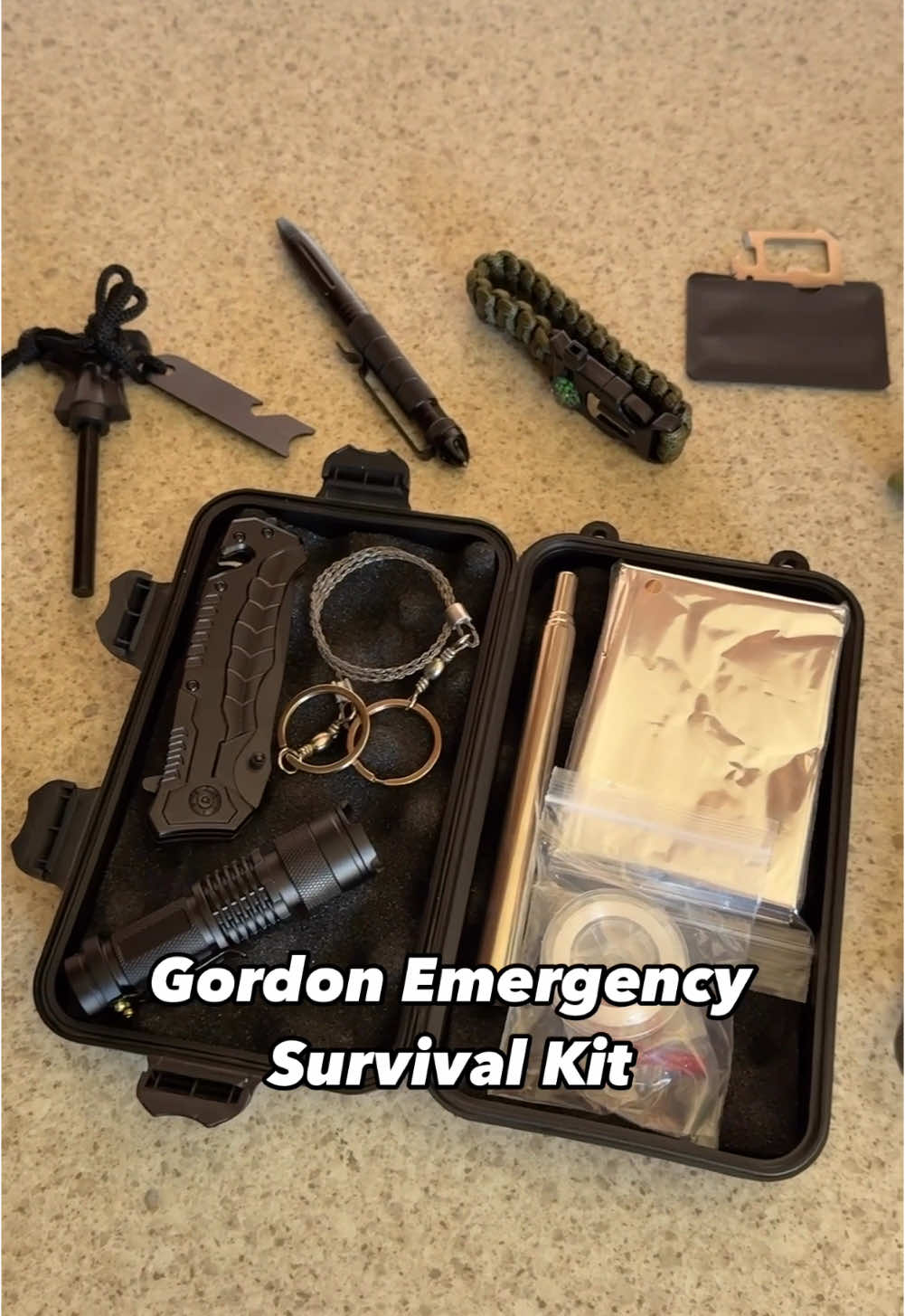 The Gordon 12-piece Emergency Survival Kit is packed with all the essentials you need for any emergency. Only $27.99 at your local #HarborFreight.