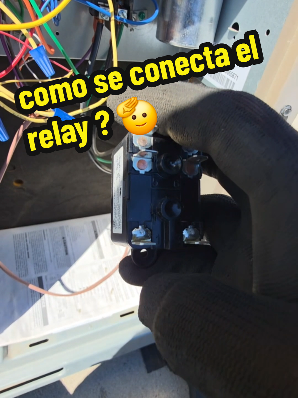 los estaba dejando descansar super techs, aqui les dejo como se conecta el relay para el blower convencional cuando quitan un ECM. #hvac #airconditioner #airconditioning #hvactechnician #hvactech 