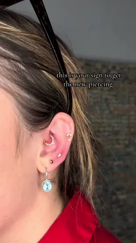 just get the new piercing bestie #fyp #tampa #piercing 
