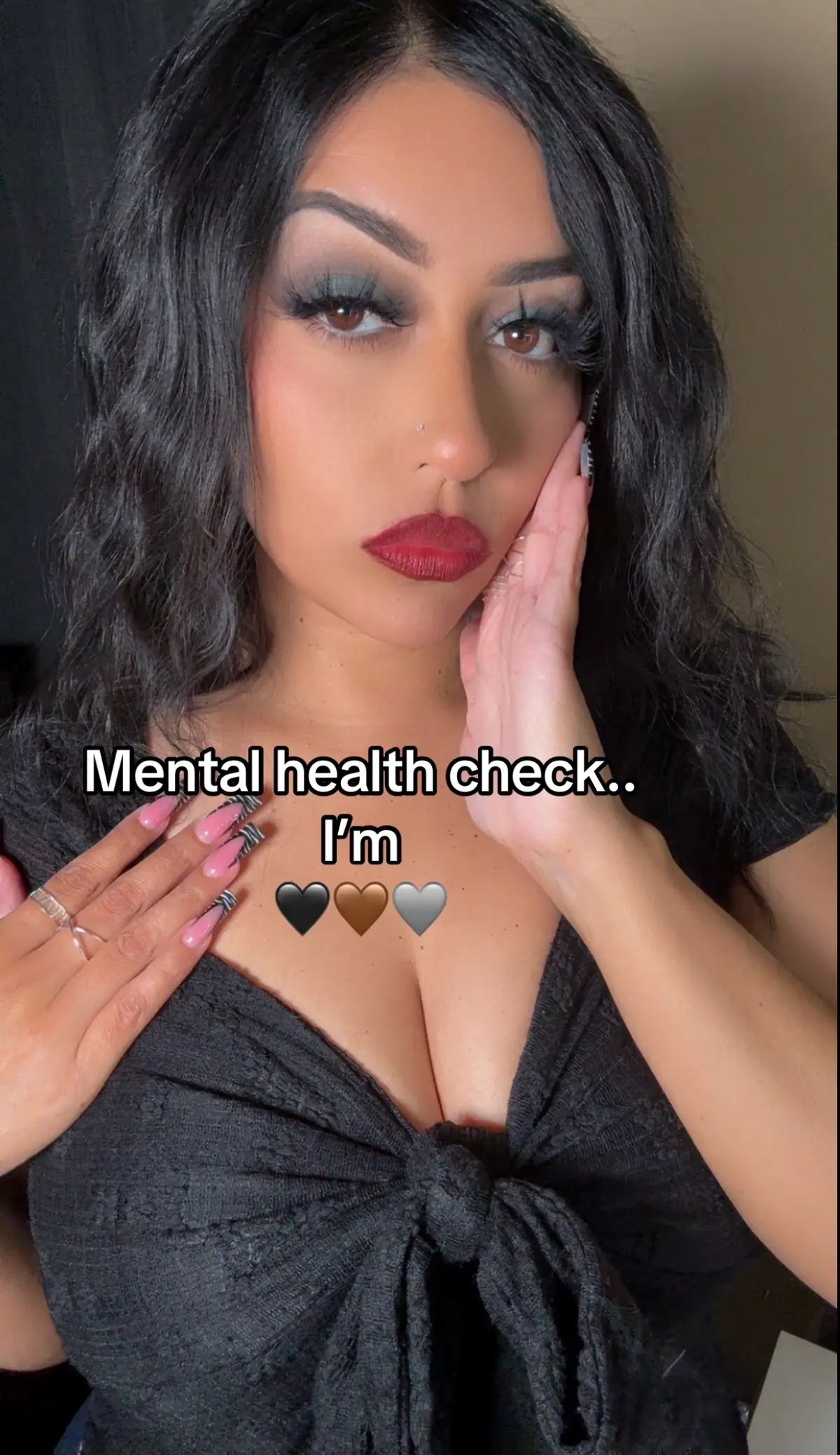 Hang in there bby’s, we all goin thru it rn 🥺🤞🏽🖤#MentalHealth #fypシ #xyzbca #youmatter #relatable 