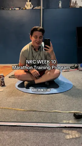 Nike Run Club marathon training program week 10! Speed run is done for the week. I need help with nutrition 😅 #runtok #nikerunclub #marathontraining #nutrition #ayudame 
