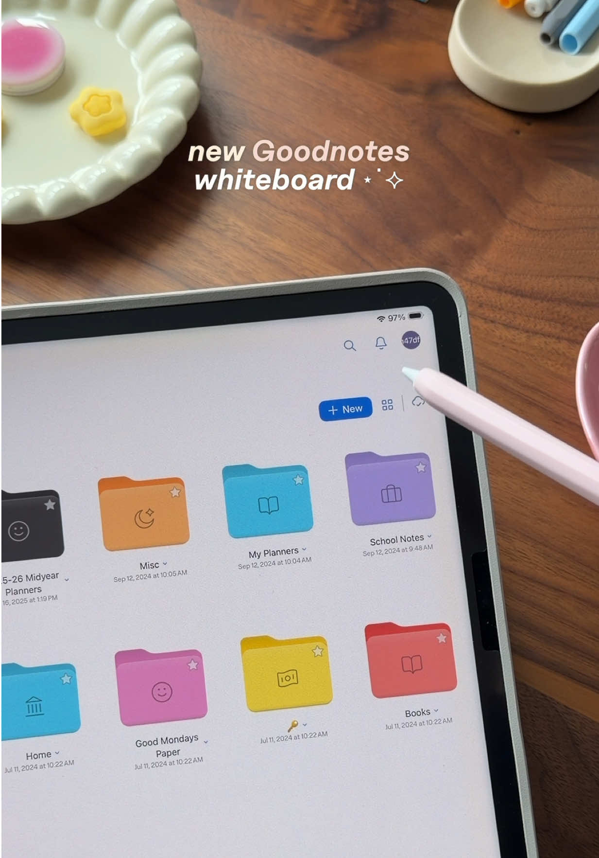 loving the new whiteboard feature in @Goodnotes App 📋✏️💙 #goodnotes #ipad #digitalnotes #studytok 