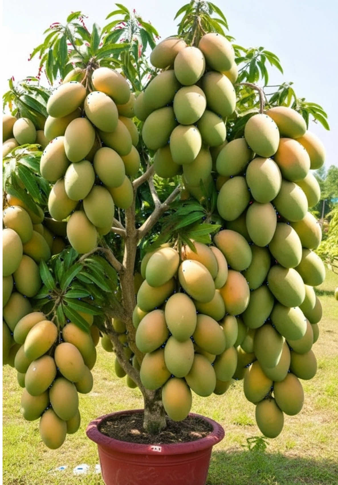 Growing mango fruit 🥭🌿#foryoupage #grow #trending #garden #fruit 