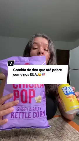 Comida de rico que até pobre come nos EUA.😅🇺🇸 #foryoupage #vidanoseua #foryou #BrasileirosNosEUA 