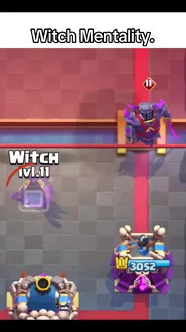 Insane witch placement 🥶 #clashroyale #cr #supercell #fyp 