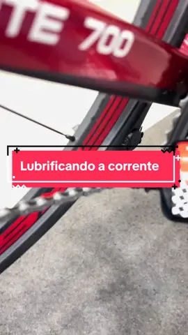 Lubrificando a corrente da bike #lube #bike #speed #corrente 