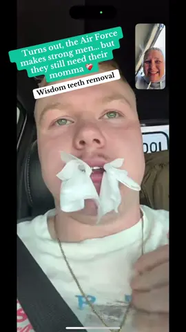 I hated I couldn’t be there with my baby today. #wisdomteeth #wisdomteethremoval #momma