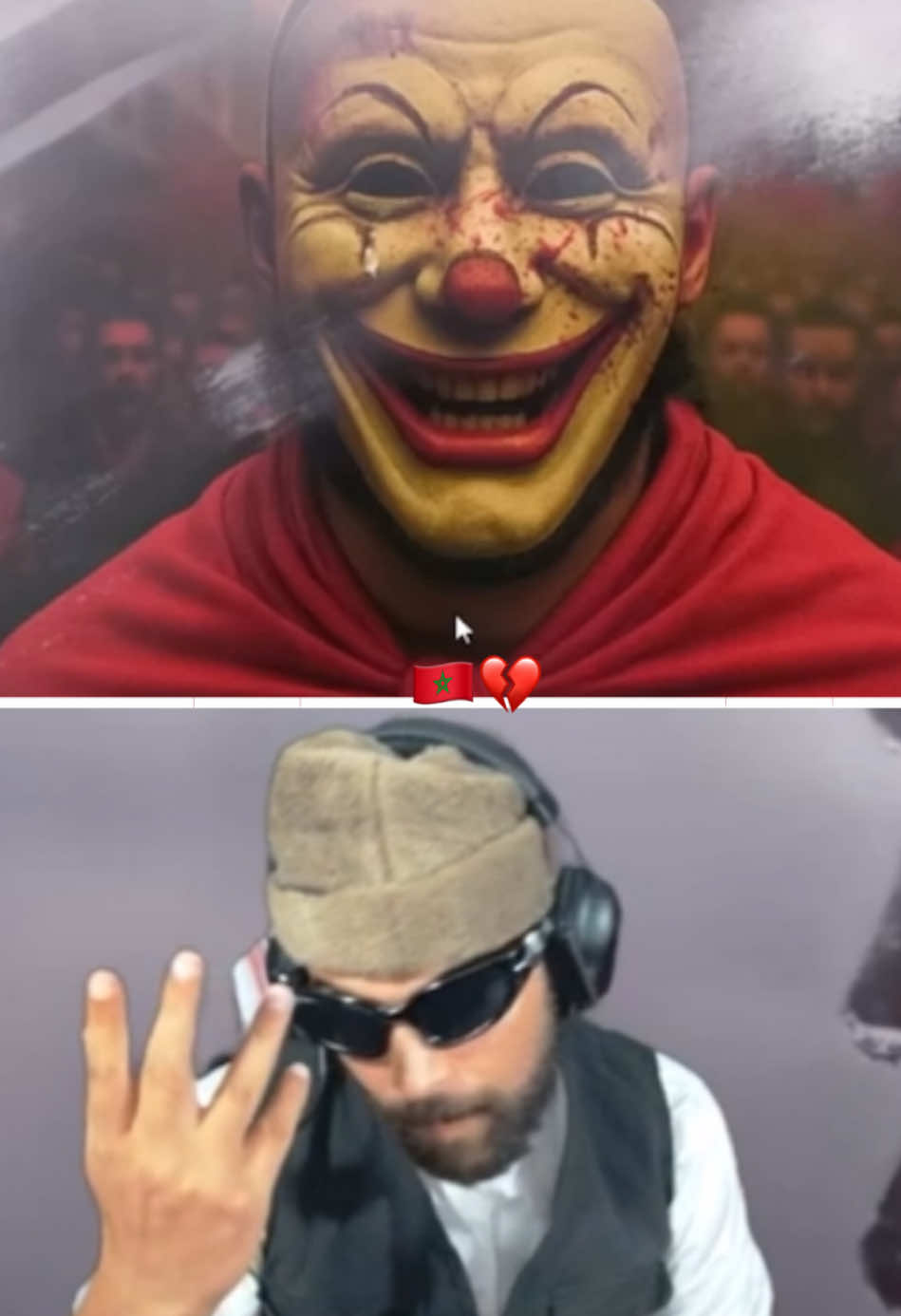 Reaction Ilyas Moro maghribi flmghrib🇲🇦💔 #ilyaselmaliki #freekoulchi #moro #genz #maroc 