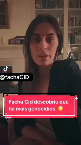 Facha CId no seu melhor de whataboutism acordou para a vida e descobriu que há mais genocídios. Como se ela quisesse realmente saber ou se preocupasse com essas pessoas.   #palestinalivre #direitoshumanos #chegadechega 