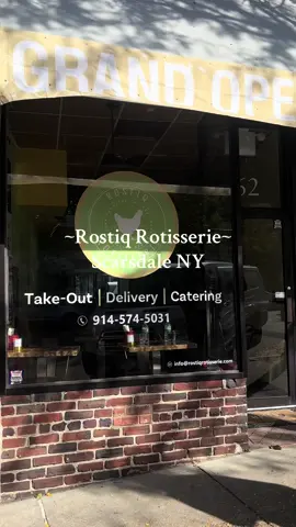 Your next must have restaurant to try out here in NY! Location📍: Rostiq Rotisserie/ Scarsdale,NY #restaurant #Foodie #grandopening #FoodTok #fyp 