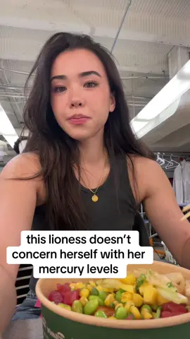 eating raw tuna AT LEAST once a week