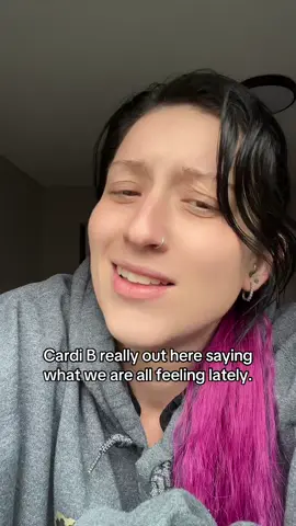 @Cardi B girl I think we all have been going through the similar shit and you have given us an album to release our anger and petty! Thank you 🙏 