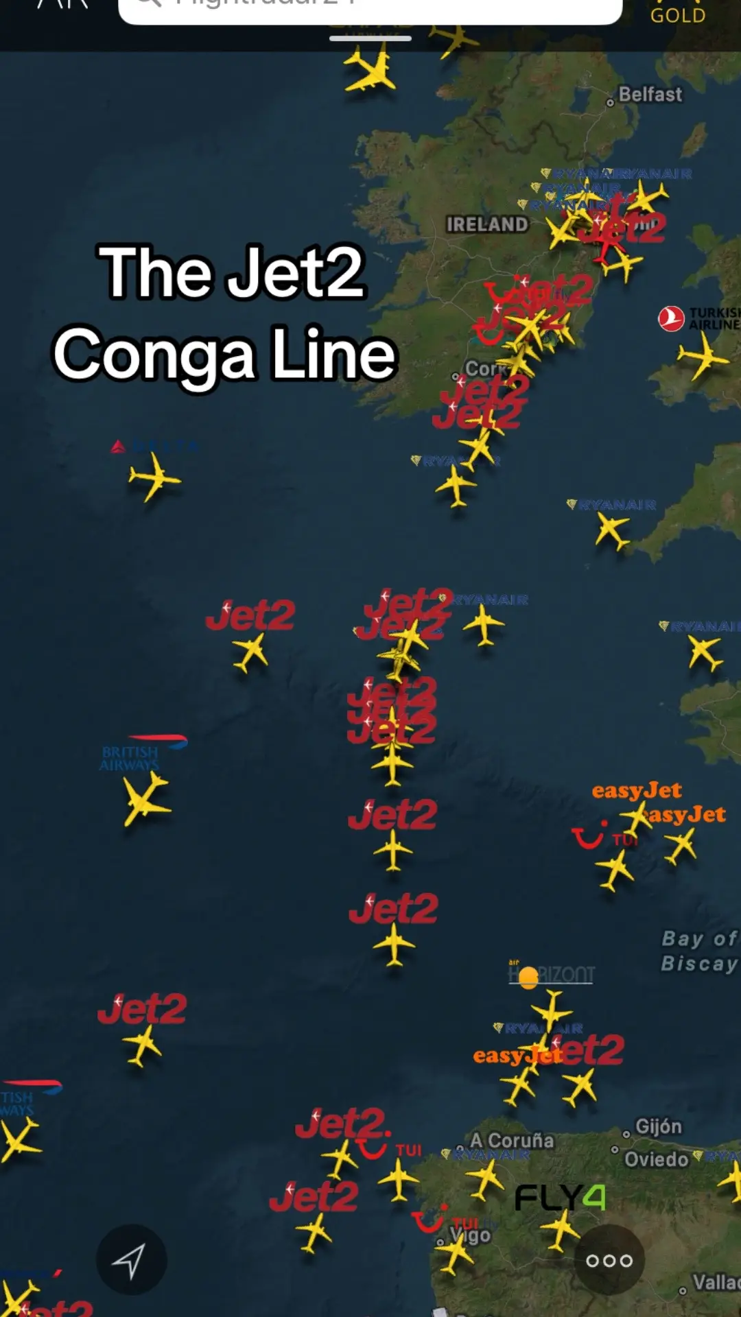 The Jet2 conga line party!!  #jet2 #dublin #dublinairport  #fyp 