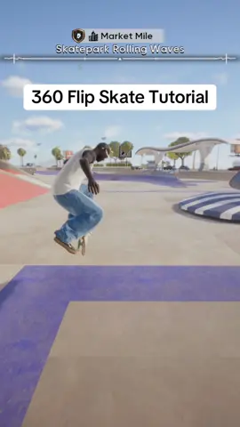 Como hacer un tre flip (360 flip) en @skate. #tutorial #skate4 #Gaming #easkate #skate 