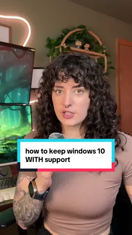 How to keep using Windows 10 after support ends #windows #pcgaming #pcbuild #Tech #TikTokLearningCampaign @Microsoft @Windows 