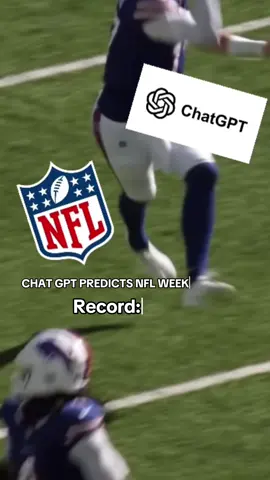 WHAT WILL CHATS RECORD BE THIS SLATE?? 👀👀😮‍💨 #nfl #football #fypシ #chatgpt #prediction 