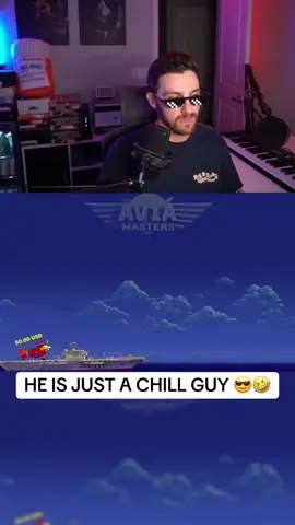 HE IS JUST A CHILL GUY 😎🤣 #streamer #kick #plane #chillguy 
