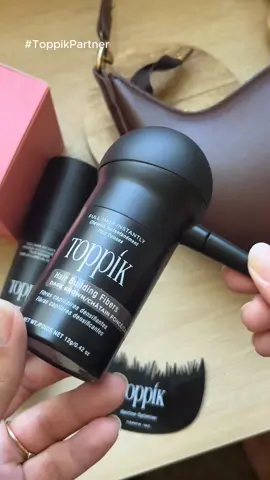 Say hello to thicker, natural-looking hair with Toppik Hair Building Fibers💁‍♂️ Experience the confidence boost you deserve.