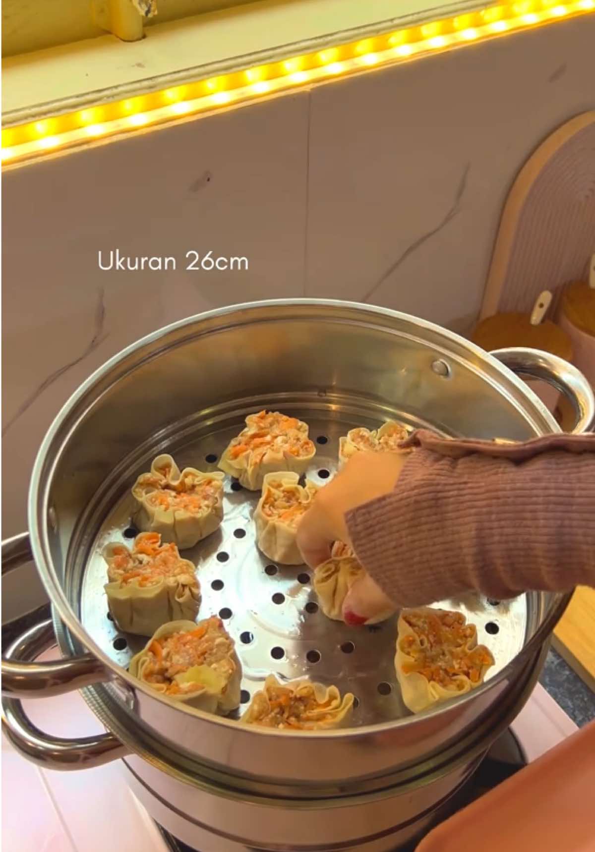 Solusi banget kalo mau ngukus banyak tetap hemat waktu & hemat gas #pancifreemir #pancisteamer #panci3susun #pancistainless 