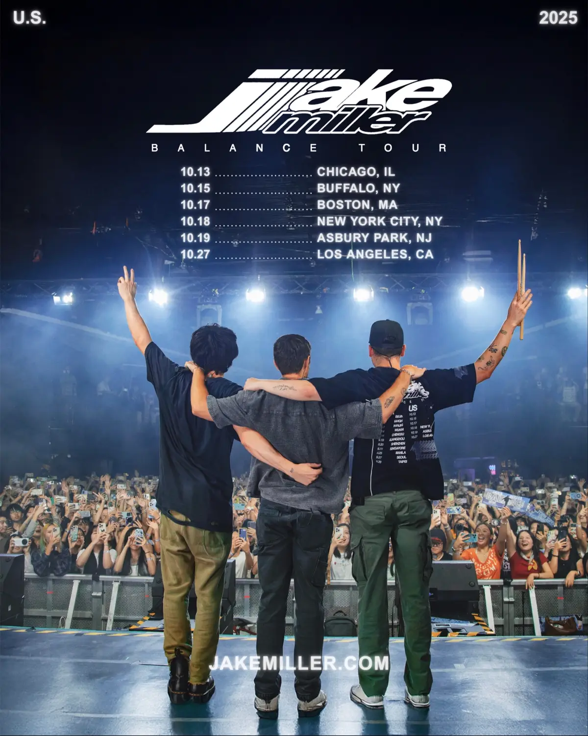 U.S. TOUR 🇺🇸 Tickets and VIP at jakemiller.com