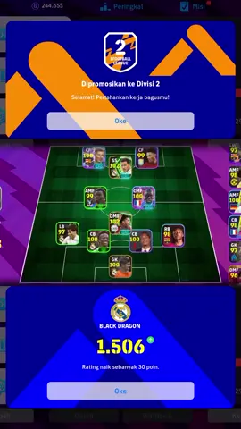 AKHIRNYA KE DEVISI 2 JUGA#padahariini #efootball2026 #infoterbaru #devisi2 #lanjutdevisi1 