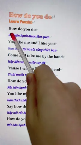 How do you do #lyrics #studyenglish #relax #singing #foryou 